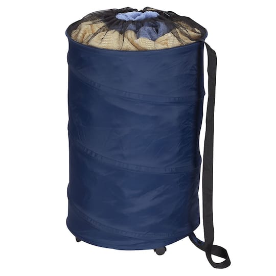 Household Essentials Rolling Pop Up Hamper